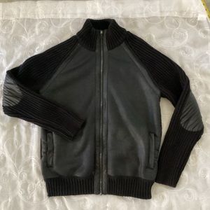 Armani Exchange Men’s Black Mid-Length Jacket Size Medium